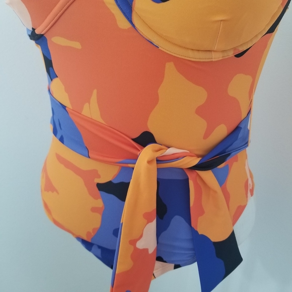 Tabitha Brown for Target Floral Print Underwire One Piece Bathing Suit - Picture 5 of 16